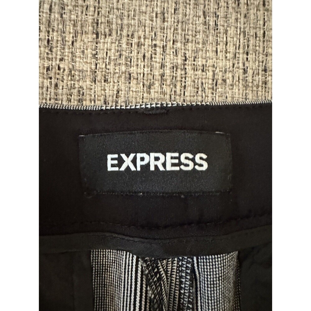 Express Columnist Black And White Dress Pants Size 8R